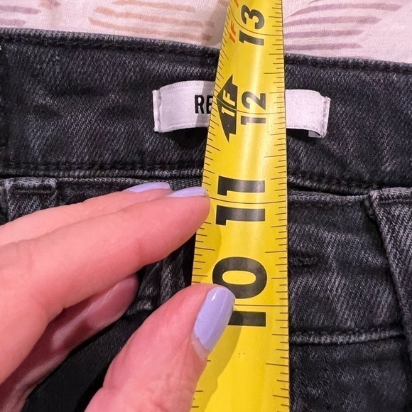 RE/DONE 90’s originals ultra high waisted skinny distressed black jeans size 26 - Picture 12 of 15